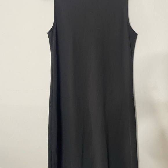 Vtg Dex Black Mini Dress with Silver Detailing - Picture 5 of 7